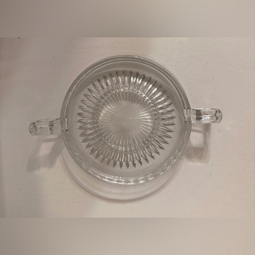 Vintage Glass Small Serving Tray